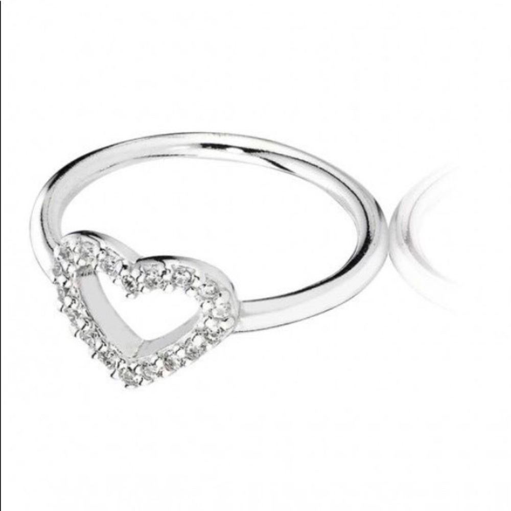 Pandora Silver Heart Ring